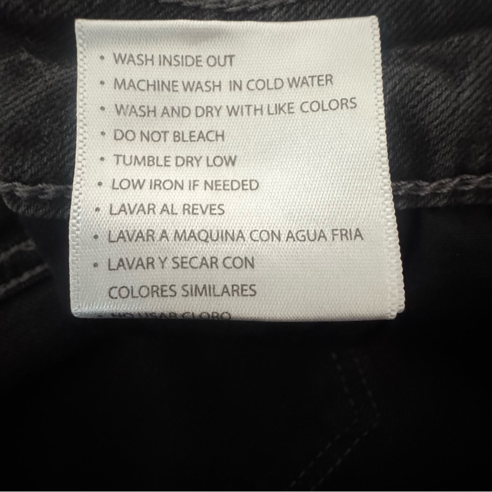 KanCan Margaret High Rise Bootcut Jeans 13/30 NWT Gray Black Wash Button Fly - Picture 9 of 9